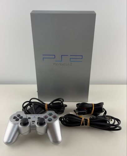 Sony ps2 scph39000 silver - ps2,
