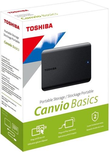 Toshiba canvio basics 4tb - toshiba,