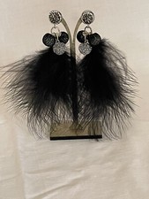 Orecchini in vere piume