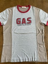 GAS +++ T SHIRT ++ TAGLIA  S ++ GRIGIO ++ORIGINALE 100%++STREET WEAR
