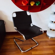 ? Pascal Mourgue per Steiner Meubles splendida sedia in vero cuoio del 1969