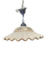 Lampadario a Sospensione in Ceramica Dipinta a Mano - Stile Rustico/Tradizional