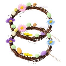  2 Pcs Ghirlanda Primavera Corona Primaverile Decorazioni Pasquali