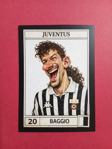 Figurina caricatura calciatori - caricatura,