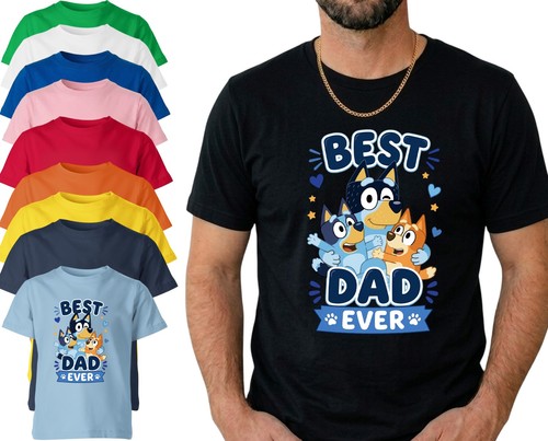 Maglietta best dad ever blue - dad,