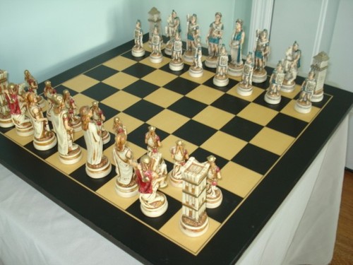 Set scacchi nigri romani - nigri,