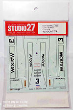 Foglio Decals Studio27 ST27-DC596C 1/20 Per LOTUS 78 Mk.III TAMIYA "MADOM" '79
