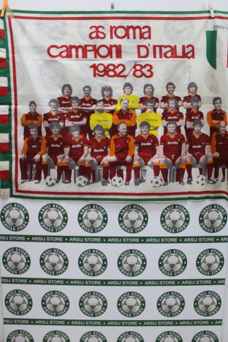 Bandiera calcio scarf roma - bandiera,