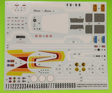 Foglio decalcomania grafica personalizzata VW DUNE BUGGY Volkswagen 1966 Ford Bronco 1/25