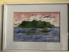 Mario Schifano Acquerello Su