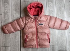 Nuovo Patagonia bambino hi-loft piumino maglione felpa bambina 6-12 mesi rosa giacca cappotto
