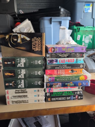 Vhs tapes lot random - tapes,
