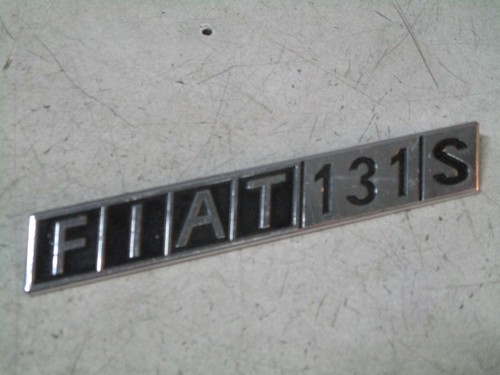 Scritta posteriore fiat 131 - scritta,