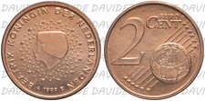 OLANDA - 2 CENTESIMI DI EURO 1999 - FDC