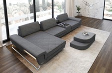 Divano imbottito tessuto