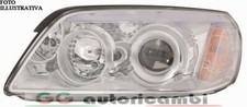 FARO PER CHEVROLET CAPTIVA 06-10 H7/H1 PARABOLA CROMATA SINISTRO