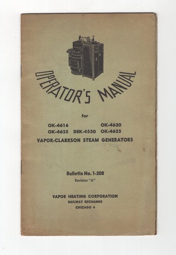 Vintage 1950 ferrovia - ferrovia, manuale