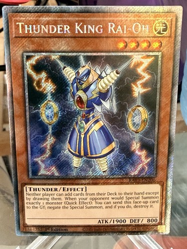Thunder king - 1x, yu-gi-oh!