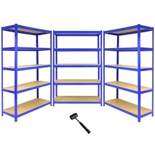 3 Scaffali in Acciaio Senza