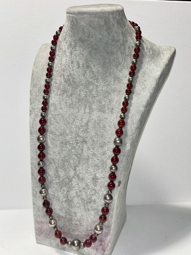 Collana corniola argento - e,