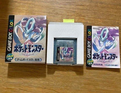 Pokemon crystal box manual - crystal,