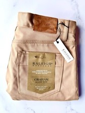 ***NWT*** Raleigh Denim Workshop - Graham Fit - Khaki Selvedge
