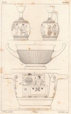 Antica stampa del - antica, (1825)