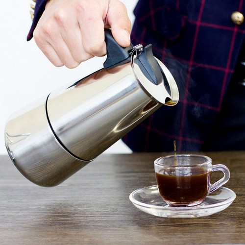 Caffettiera acciaio inox - acciaio,