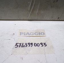 TARGHETTA ADESIVA "PIAGGIO"