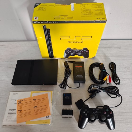 Sony ps2 slim - sony, black