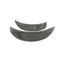 2 pz Catarifrangenti Catadiottri scuri Baule Valigia Maxia E52 Fumè GIVI Dx + Sx