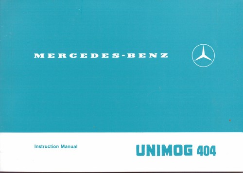 Mercedes benz unimog 404 - mercedes-benz,