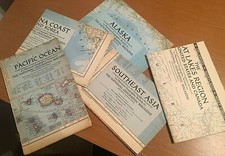 Lotto di 5 grandi  Carte