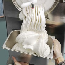 Wixkix Lotto Congelatore Macchina Gelato 16 Gal/H Servizio Duro Sorbetto Gelato
