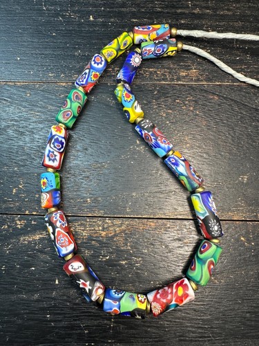 Collana perle vetro - di,
