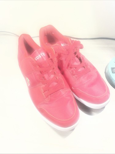 Scarpe lacoste rosse bianche - e,