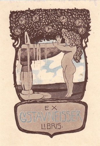 Exlibris bookplate - exlibris,