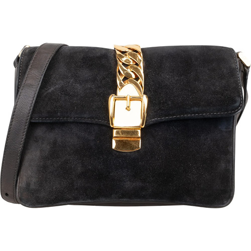 Borsa gucci suede sylvie - suede, small