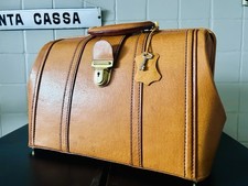 Borsa Da Medico Doctor In Vero Cuoio Anni 80 Vintage 