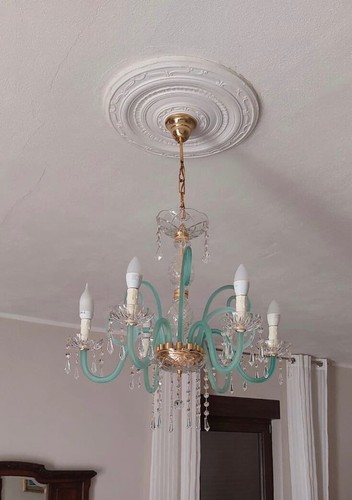 Lampadario gocce cristallo - lampadario,