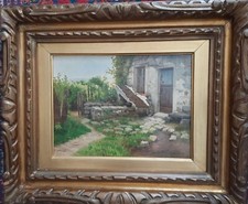 Carlo BRANCACCIO (Napoli, 1861 - Napoli, 1920) "scorcio rurale"