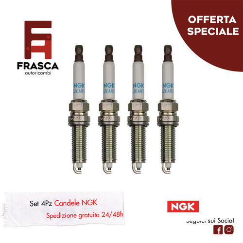 Candele pezzi ngk - 4, c4