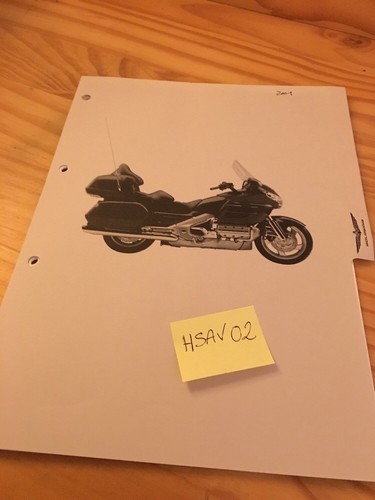 Honda gl1800 2001 goldwing - honda,
