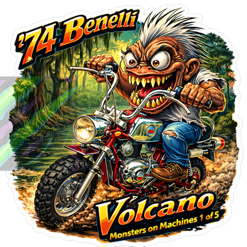 Adesivo benelli volcano - adesivo,