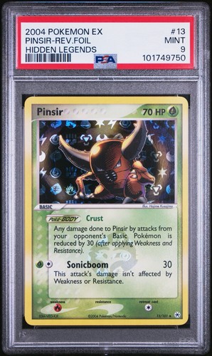 Psa mint pinsir reverse - psa,