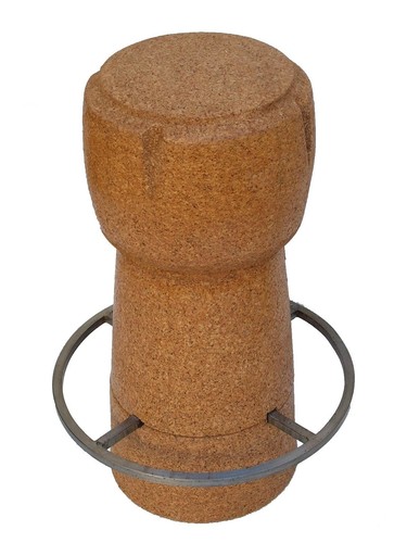 Sgabello sughero forma di - sgabello,