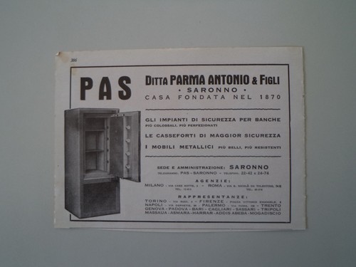 Advertising pubblicità 1936 - advertising,