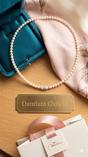 Collana filo perle donna - di,