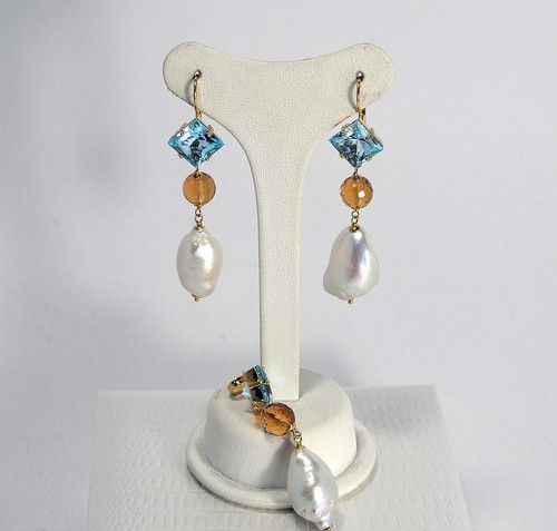 Parure oro topazio - parure,