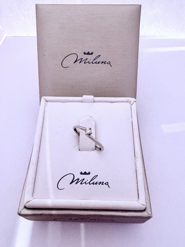 Anello miluna solitario oro - in,